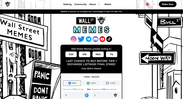 5 New Meme Coins to Watch: Wall Street Memes Could 10x on IEO, Meme Kombat Raises $50k