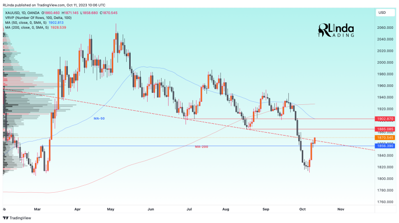 GOLD → The market is aimed at resistance retest 