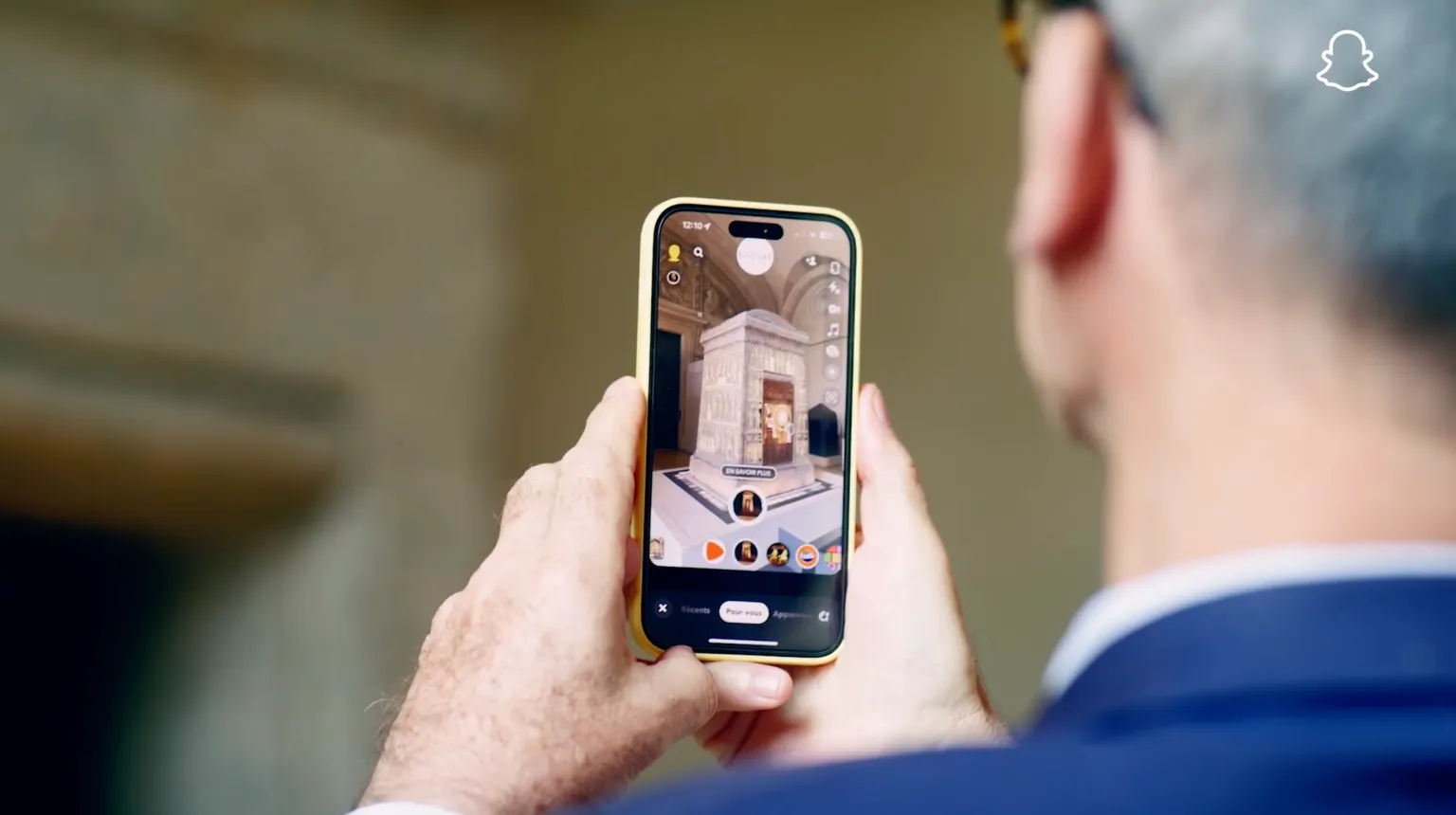 Louvre Augmented Reality Exhibit With Snapchat Uncovers Ancient Egypt