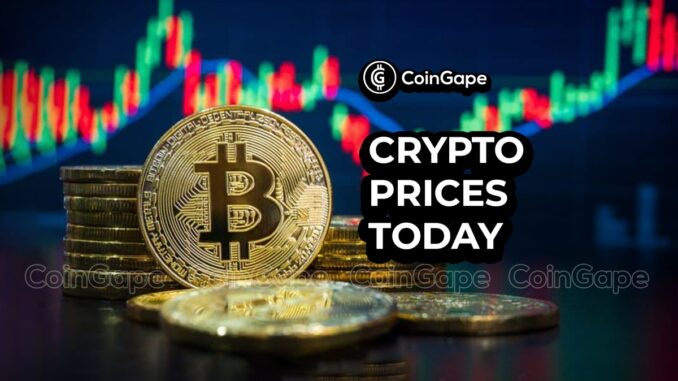 Bitcoin Price | Crypto Prices Today: Pepe Coin Slips With BTC, TIA Rising