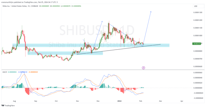 3 Altcoins That  May Reach $1 In 2024: SHIB, SEI and JUP